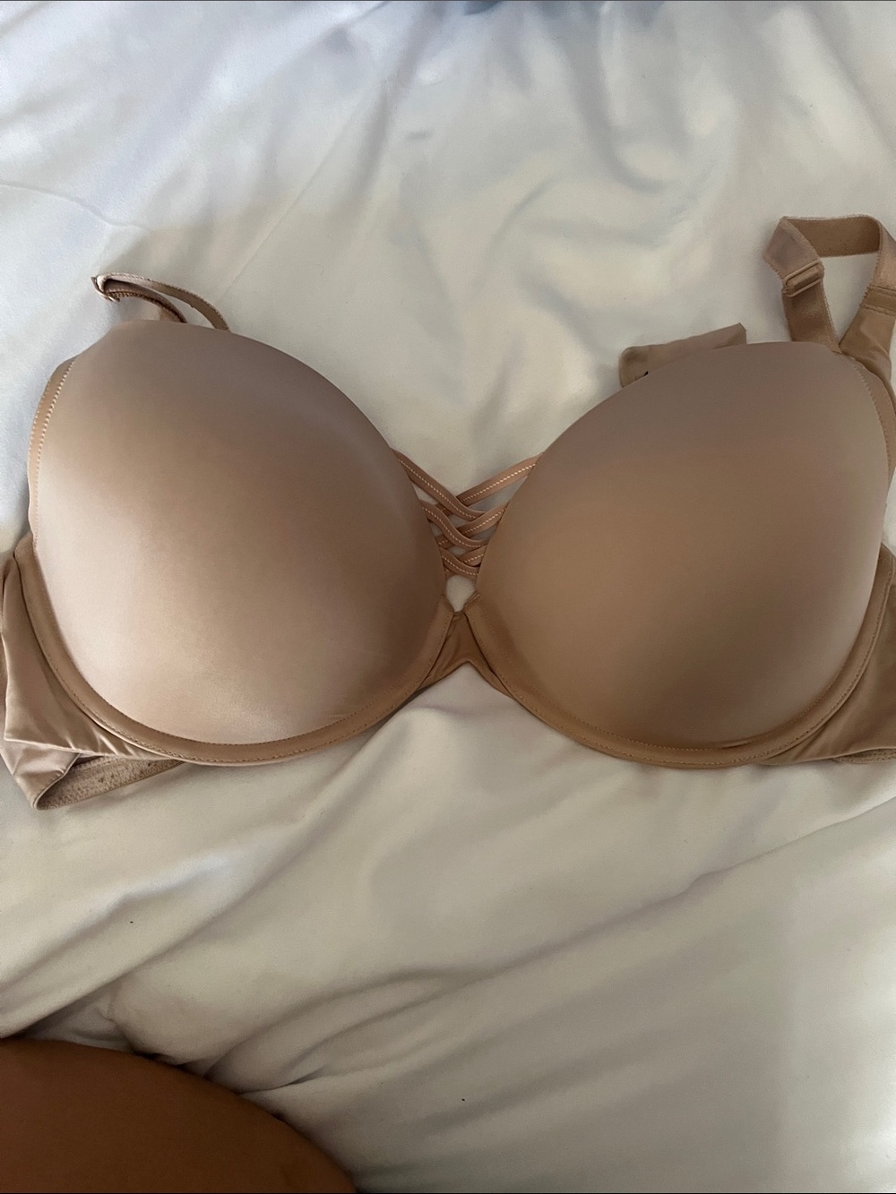 torrid Smooth Nude Push-Up Bra with Decorative Straps